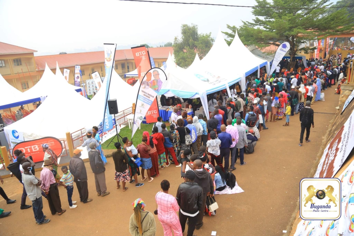 A large crowd gathers to take part in the event, showing strong community support for the 'Tubeere Balamu' initiative A large crowd gathers to take part in the event, showing strong community support for the 'Tubeere Balamu' initiative